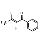 CAS 登录号：366799-74-8， (2E)-2,3-二氟-1-苯基-2-丁烯-1-酮