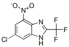 CAS 登录号:3671-18-9, 6-氯-4-硝基-2-(三氟甲基)-1H-苯并咪唑