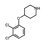 CAS 登录号：367501-12-0， 4-(2,3-二氯苯氧基)哌啶