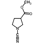 CAS 登录号：367906-55-6， 甲基1-氰基-3-吡咯烷羧酸酯