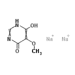 CAS 登录号：36797-95-2， 6-羟基-5-甲氧基-4(1H)-嘧啶酮钠盐(1:2)