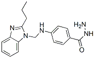 CAS 登录号：36841-34-6， 4-[(2-丙基苯并咪唑-1-基)甲基氨基]苯甲酰肼