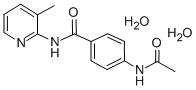 CAS 登录号：36844-93-6， 4-乙酰氨基-N-(3-甲基吡啶-2-基)苯甲酰胺
