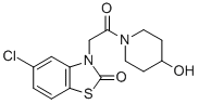 CAS 登录号：36857-46-2， 5-氯-3-[2-(4-羟基哌啶-1-基)-2-氧代乙基]-1,3-苯并噻唑-2-酮