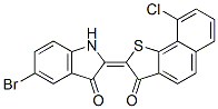 CAS#: 3687-67-0, 5-Bromo-2-(9-Chloro-3-Oxonaphtho[1,2-b]Thien-2(3H)-Ylidene)-1,2-Dihydro-3H-Indol-3-One