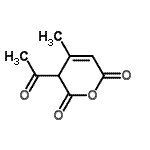 CAS 登录号：368876-43-1， 3-乙酰基-4-甲基-2H-吡喃-2,6(3H)-二酮