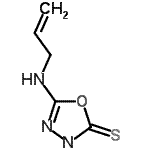 CAS 登录号：368888-94-2， 5-(烯丙基氨基)-1,3,4-恶二唑-2(3H)-硫酮