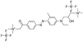 CAS#: 36936-37-5, [3-[Ethyl-[3-Methyl-4-[4-(2-Trimethylazaniumylacetyl)Phenyl]Diazenylphenyl]Amino]-2-Hydroxypropyl]-Trimethylazanium Ditetrafluoroborate
