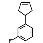 CAS 登录号：369650-25-9， 1-(3-环戊烯-1-基)-3-氟苯
