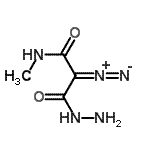 CAS 登录号：370590-48-0， 2-重氮基-3-肼基-N-甲基-3-氧代丙酰胺