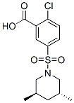 CAS#: 37087-96-0, trans-2-Chloro-5-[(3,5-Dimethylpiperidin-1-Yl)Sulphonyl]Benzoic Acid