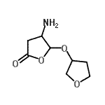 CAS#: 370875-45-9, 4-Amino-5-(Tetrahydro-3-Furanyloxy)Dihydro-2(3H)-Furanone