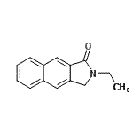 CAS 登录号：371165-99-0， 2-乙基-2,3-二氢-1H-苯并[f]异吲哚-1-酮