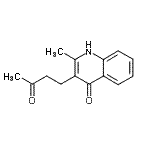 CAS 登录号：37126-99-1， 4-(4-羟基-2-甲基-3-喹啉基)-2-丁酮