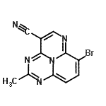 CAS 登录号：37160-09-1， 7-溴-2-甲基-1,3,6,9B-四氮杂非那烯-4-甲腈