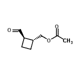 CAS 登录号：371784-53-1， [(1R,2R)-2-甲酰基环丁基]甲基乙酸酯