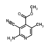 CAS 登录号：372103-88-3， 甲基2-氨基-3-氰基-5-甲基异烟酸酯