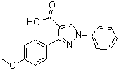 CAS 登录号：372107-36-3， 3-(4-甲氧基苯基)-1-苯基-1H-吡唑-4-羧酸