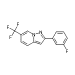 CAS 登录号：372122-53-7， 2-(3-氟苯基)-6-(三氟甲基)吡唑并[1,5-a]吡啶