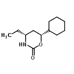 CAS 登录号：373386-36-8， (4R,6R)-6-环己基-4-乙基-1,3-恶嗪烷-2-酮
