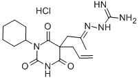 CAS 登录号：37402-19-0， 2-[1-(1-环己基-2,4,6-三氧代-5-丙-2-烯基-1,3-二嗪农-5-基)丙-2-亚基氨基]胍盐酸盐