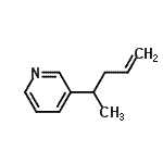 CAS#: 374117-66-5, 3-(4-Penten-2-Yl)Pyridine