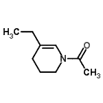 CAS 登录号：37415-00-2， 1-(5-乙基-3,4-二氢-1(2H)-吡啶基)乙酮