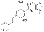 CAS 登录号：37424-75-2， 2-(4-苯乙基哌嗪-1-基)-7H-嘌呤二盐酸盐