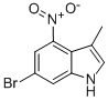 CAS#: 374633-30-4, 6-Bromo-3-Methyl-4-Nitroindole