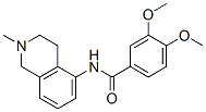 CAS 登录号:37481-30-4, 3,4-二甲氧基-N-(2-甲基-3,4-二氢-1H-异喹啉-5-基)苯甲酰胺