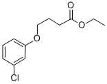 CAS 登录号：37483-53-7， 4-(3-氯苯氧基)丁酸乙酯