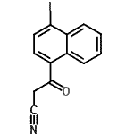 CAS 登录号：374926-10-0， 3-(4-碘-1-萘基)-3-氧代丙腈