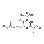 CAS 登录号：374936-69-3， 甲基(5R)-5-{[(2S)-1-甲氧基-1-氧代-2-丙基]氨基}-6-[(2-甲基-2-丙基)氨基]-6-氧代己酸酯