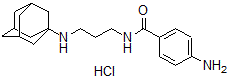 CAS 登录号：37533-60-1， N-[3-(1-金刚烷基氨基)丙基]-4-氨基苯甲酰胺盐酸盐