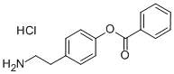 CAS 登录号：37567-31-0， [4-(2-氨基乙基)苯基]苯甲酸酯盐酸盐