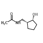 CAS 登录号：375819-09-3， N-{[(1R,2R)-2-羟基环戊基]甲基}乙酰胺
