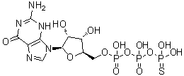 CAS#: 37589-80-3, Guanosine 5'-(tetrahydrogen 5-thiotriphosphate)