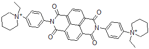 CAS 登录号:37607-02-6, 二(4-哌啶苯酚)二亚氨基艾杜萘-1,4,5,8-四羧酸二苯并磺基乙基酸酯