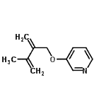 CAS 登录号：376362-60-6， 3-[(3-甲基-2-亚甲基-3-丁烯-1-基)氧基]吡啶