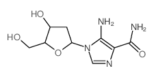 CAS 登录号：37642-56-1， 5-氨基-1-[4-羟基-5-(羟基甲基)四氢呋喃-2-基]咪唑-4-甲酰胺