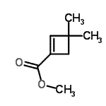 CAS 登录号：37676-91-8， 甲基3,3-二甲基-1-环丁烯-1-羧酸酯