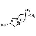 CAS 登录号：377079-77-1， 3-(2,2-二甲基丙基)-1H-吡唑-5-胺