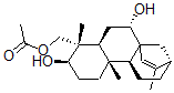 CAS 登录号：37720-83-5， (4S)-贝壳杉-15-烯-3alpha,7alpha,19-三醇19-乙酸酯