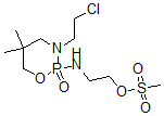 CAS 登录号：37752-35-5， 2-[[3-(2-氯乙基)-5,5-二甲基-2-氧代-1-氧杂-3-氮杂-2-磷杂环己-2-基]氨基]乙基甲烷磺酸酯