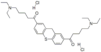 CAS 登录号：37771-09-8， 5-二乙基氨基-1-[7-(5-二乙基氨基戊烷酰基)-9H-噻吨-2-基]戊烷-1-酮二盐酸盐