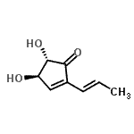 CAS#: 377735-36-9, (4R,5S)-4,5-Dihydroxy-2-[(1E)-1-Propen-1-Yl]-2-Cyclopenten-1-One