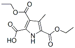 CAS 登录号：37789-75-6， 3,5-二(乙氧羰基)-4-甲基-1H-吡咯-2-羧酸