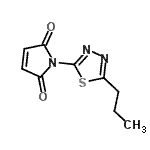 CAS 登录号：378200-04-5， 1-(5-丙基-1,3,4-噻二唑-2-基)-1H-吡咯-2,5-二酮