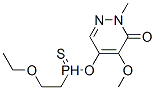 CAS 登录号:37840-66-7, 5-(乙氧基-乙基硫代膦酰)氧基-4-甲氧基-2-甲基哒嗪-3-酮