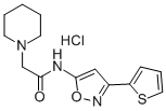 CAS 登录号：37852-49-6， 2-哌啶-1-基-N-(3-噻吩-2-基-1,2-恶唑-5-基)乙酰胺盐酸盐
